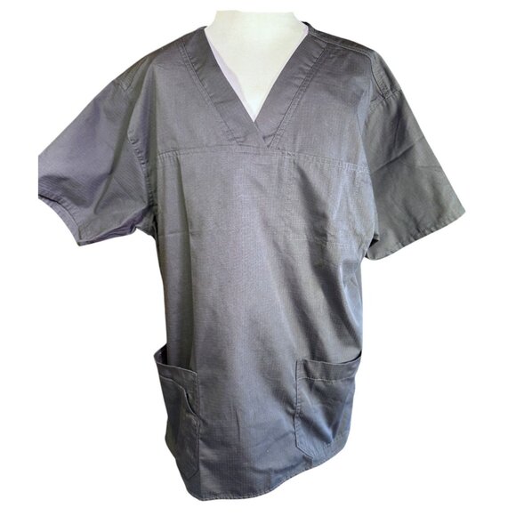 Carhartt Other - Carhartt Men Scrubs M Classic Fit Ripstop V-Neck Pockets Durable Blend Gray